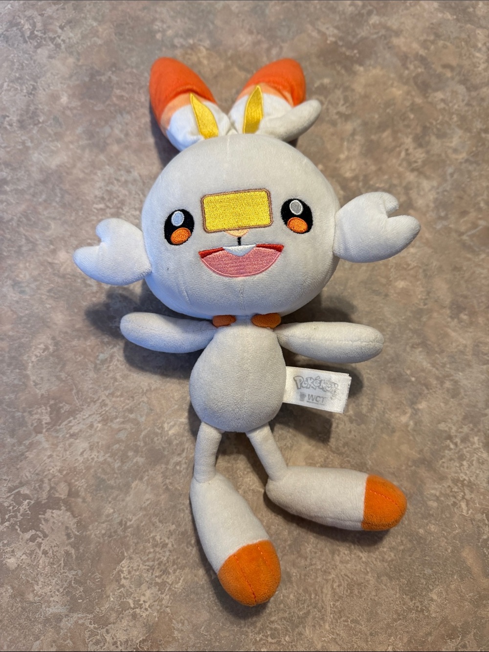 Scorbunny Wicked Cool Toys Plush Toy - White & Orange Cute Bunny